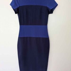 She's Navy & Royal Color Block Dress ~ sz S